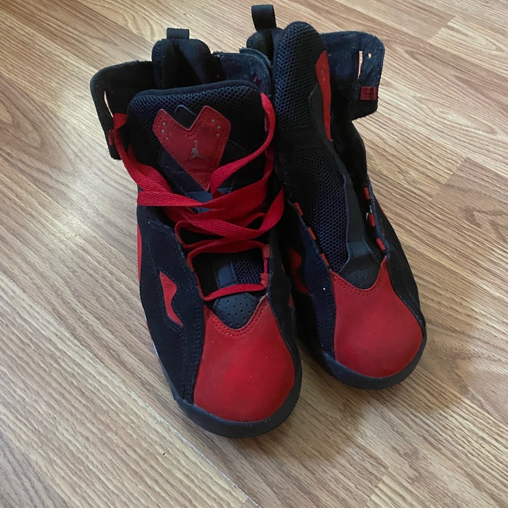 Kids Black and Red Sneakers